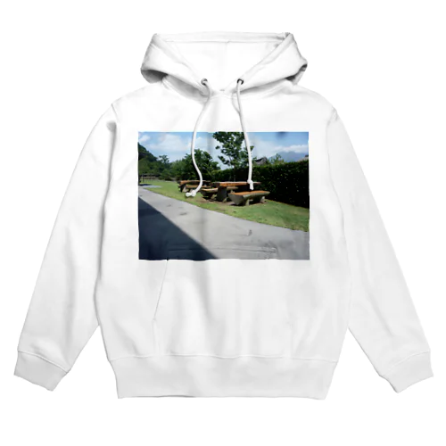 仙巌園のベンチ Hoodie