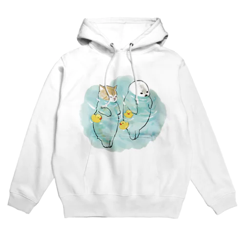 海とにゃんこ Hoodie