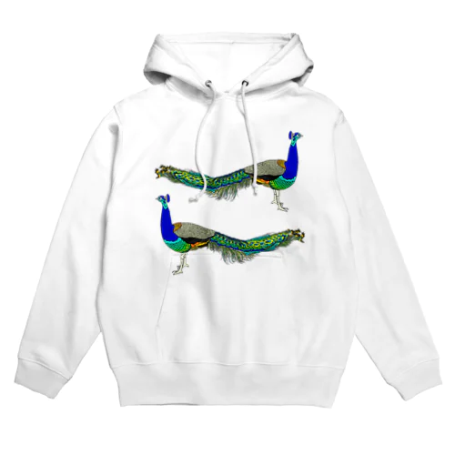 はりきって孔雀。 Hoodie