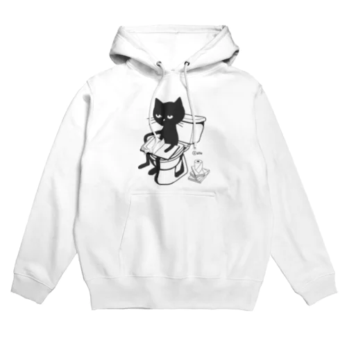 トイレット•キャット Hoodie