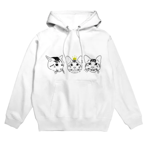 いっぱいシンプルむっきーちゃん Hoodie