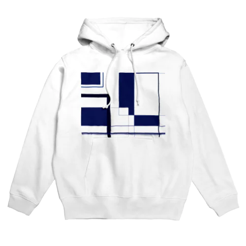 ランダムスクエア Hoodie