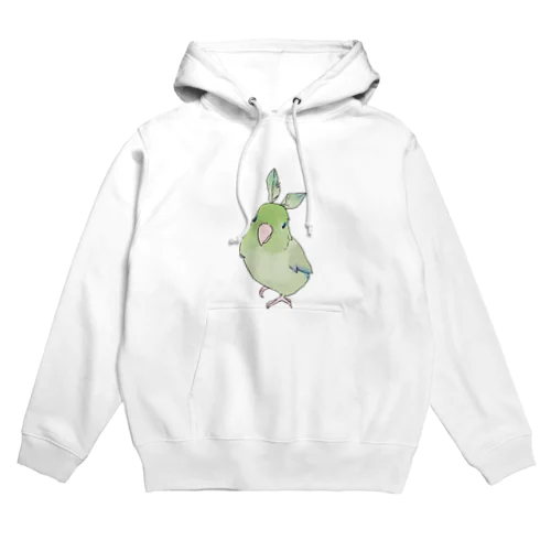 お羽飾り　マメルリハちゃん【まめるりはことり】 Hoodie