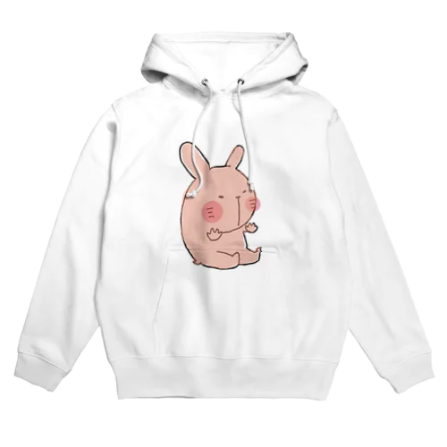 生後二日目のうさぎ Hoodie