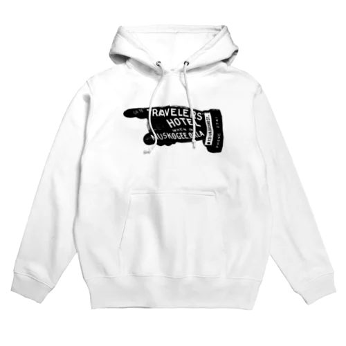 GO TO TRAVELERS HOTEL_BLK Hoodie