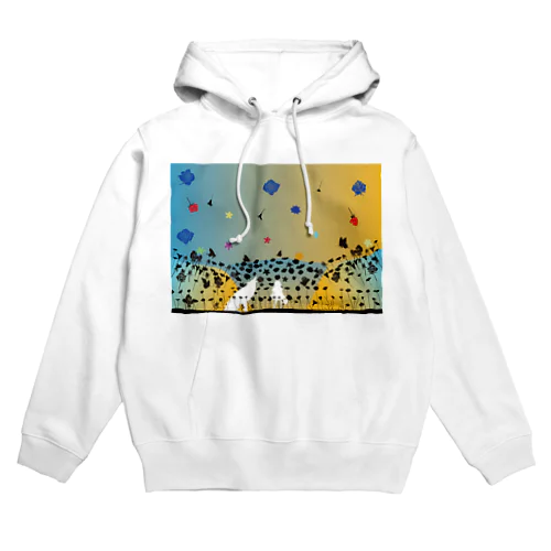 白と黒の幻想物語 Hoodie