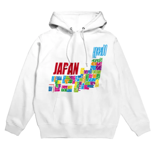 日本地図 Hoodie