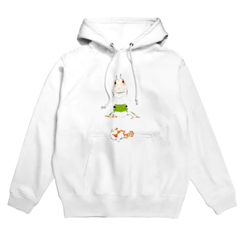 カエル三兄弟 Hoodie