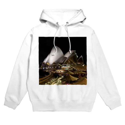 夜のオペラハウス Hoodie