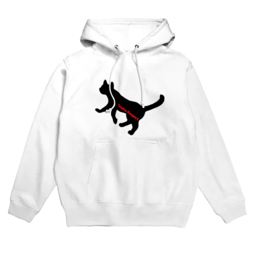 黒猫シンプル Hoodie