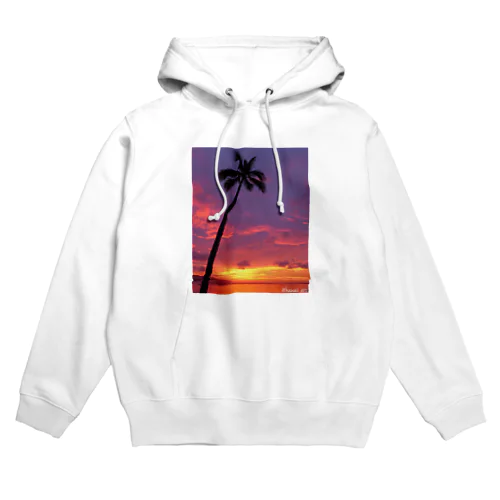 sunsetヤシの木 Hoodie