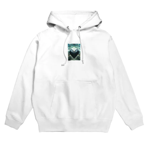 魚でできたハート Hoodie