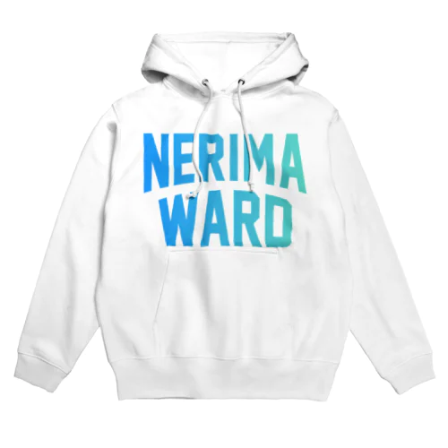 練馬区 NERIMA WARD ロゴブルー　 Hoodie