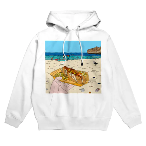 Hotdog on the Beach Hoodie