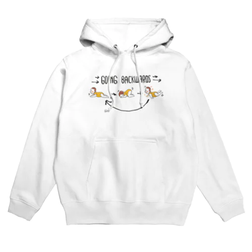 ぷにぷに♡赤ちゃん　しゃくとりむしの後退 Hoodie