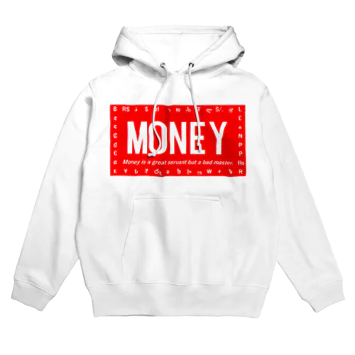 MONEY(RED) パーカー