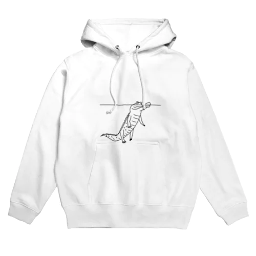 水中で変な格好してるワニ Hoodie