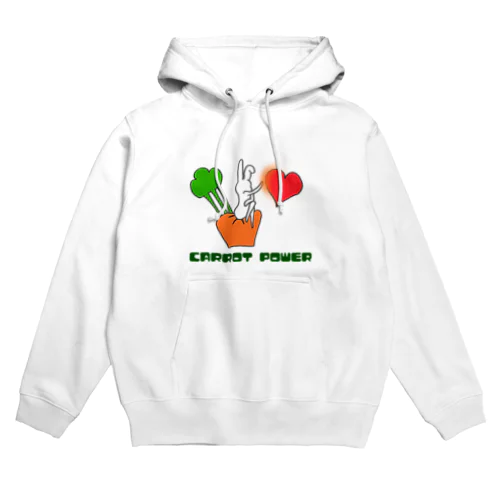 carrot power　うさぎ Hoodie