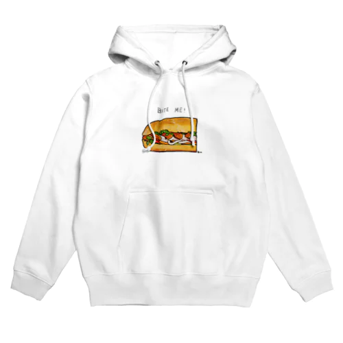 バイトミーひだり Hoodie