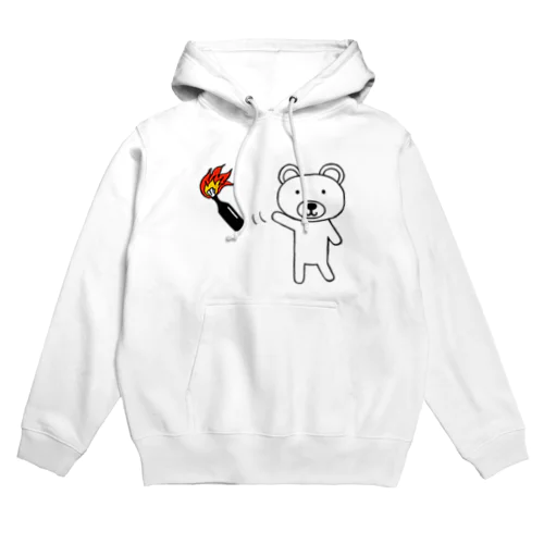 火炎瓶クマ Hoodie