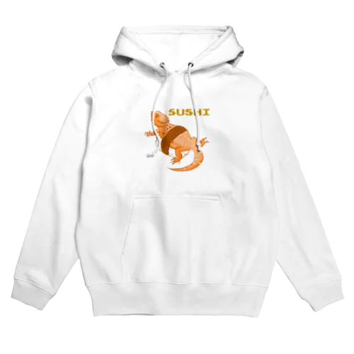 フトアゴヒゲトカゲ寿司 Hoodie