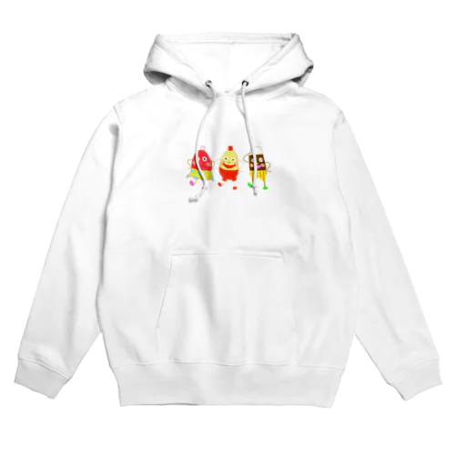 いっぱいよごしてオリジナル柄を作るのさ！ Hoodie