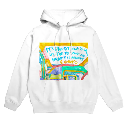 It’s cloudy and raining in Tokyo But my HEART is always SUNNY:)  お出かけセット♪ Hoodie