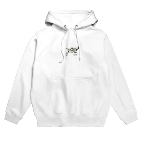 albino. White Line. Hoodie