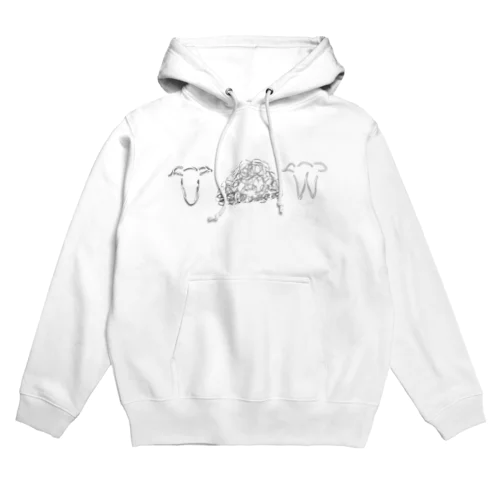 びびれおすかい黒 Hoodie
