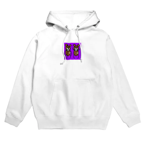 2匹のケガありクマ Hoodie