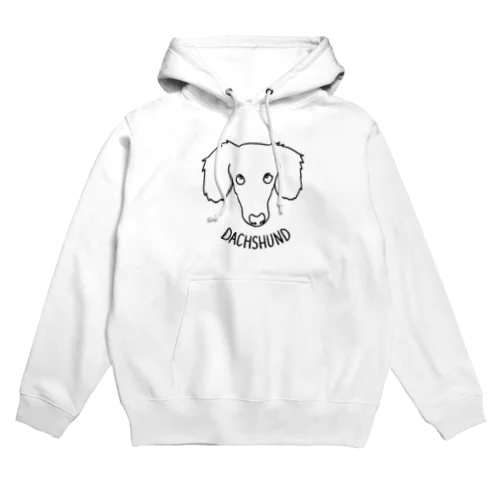 ダックス線画 Hoodie