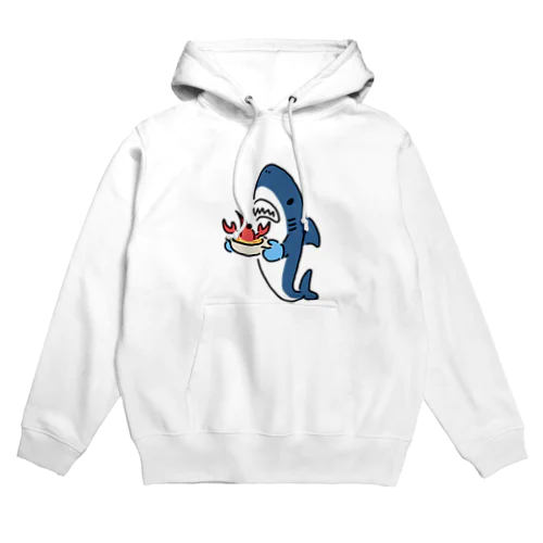 エビグラタンをこしらえたサメ Hoodie