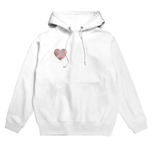 Pink sky  _Heart Hoodie