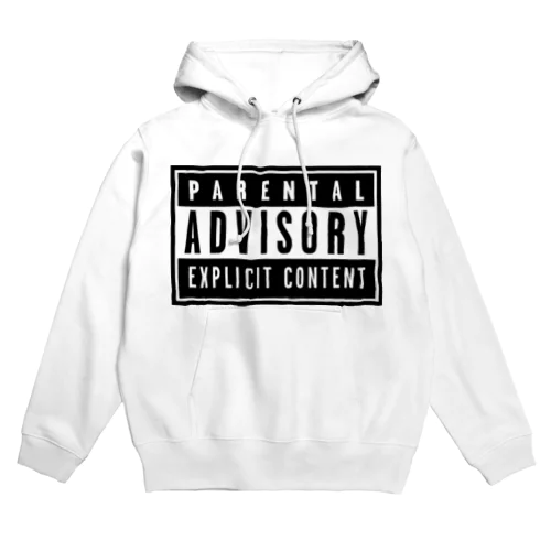 PARENTAL ADVISORY BOX  ペアレンタル・アドバイザリー ボックスロゴ パーカー