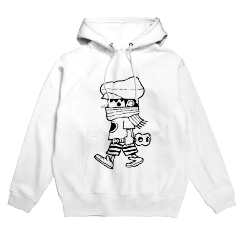 さすらいのレレボーイ（シロ） Hoodie