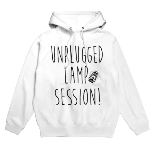 Unplugged Lamp Session type logo パーカー