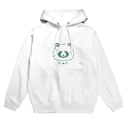 緑たぬき Hoodie