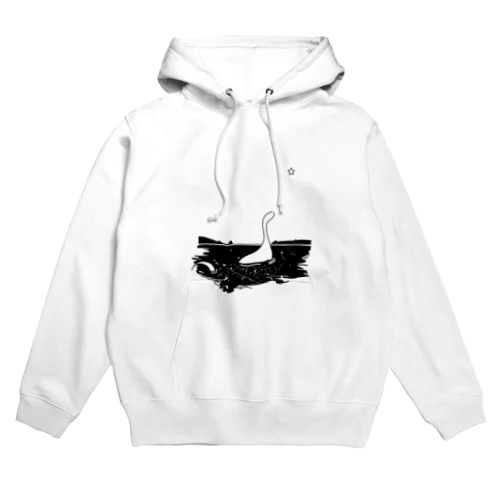 星を見る恐竜 Hoodie