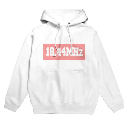 18.44MHzロゴパーカー（桃） Hoodie