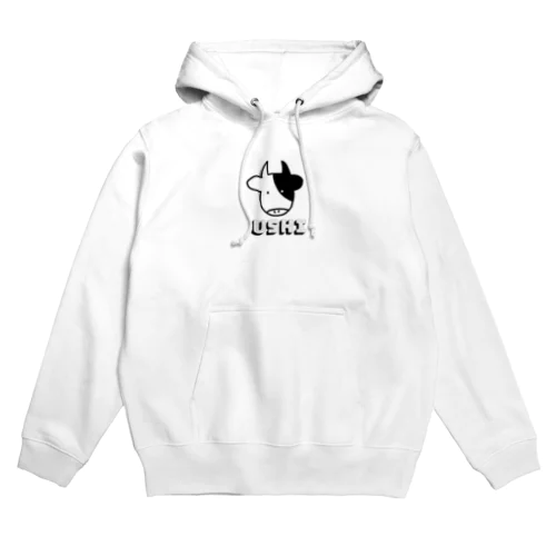 ぼんやりおっとり牛さんパーカー(尻尾付き) Hoodie