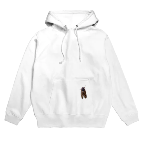 あ！虫止まってる！（アブラゼミ） Hoodie