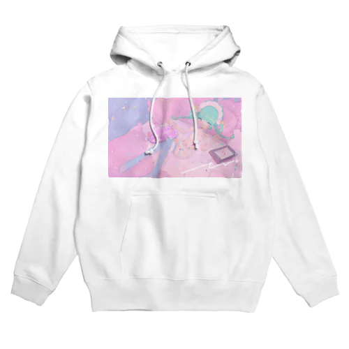 いちごミルク海牛とあたし(キラキラ) Hoodie