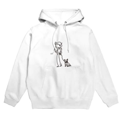 Dog-walking...？ Hoodie