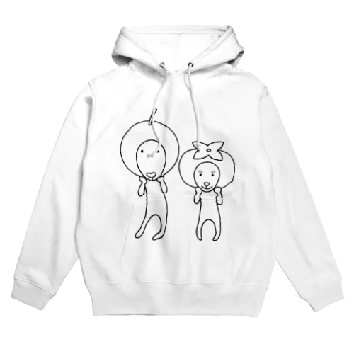 梨ココロと柿千吉 Hoodie