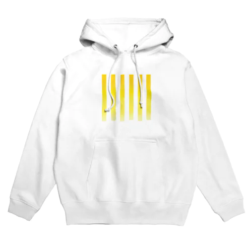 黄ニラストライプ Hoodie