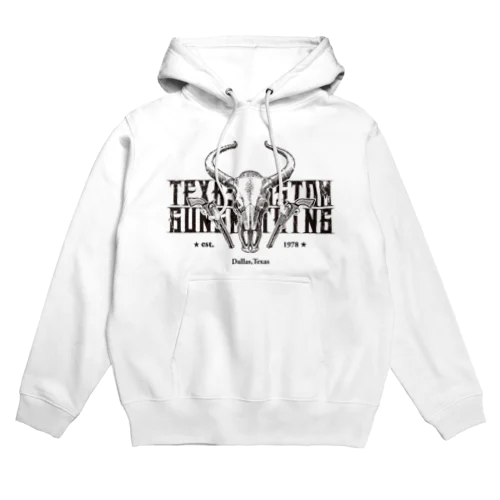 TEXAS CUSTOM GUNSMITHING BULL SKULL_No.3 Hoodie