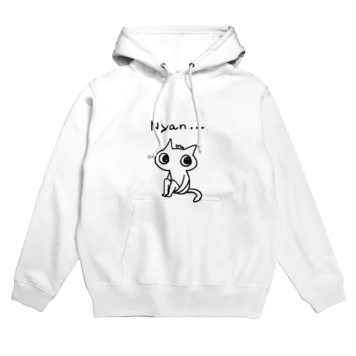 にゃんだべえ_しゃがみ Hoodie