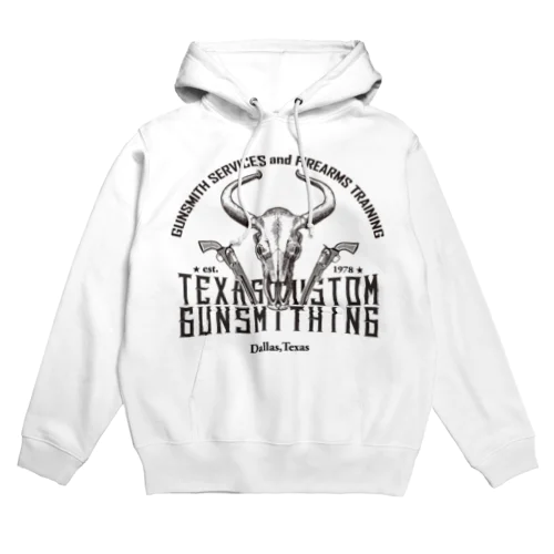 TEXAS CUSTOM GUNSMITHING BULL SKULL_No.4 Hoodie