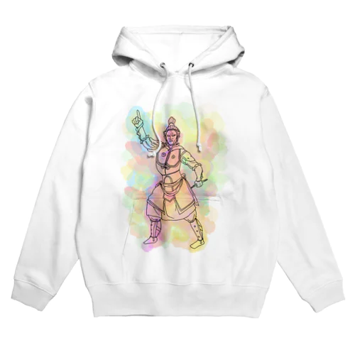 ノリノリな多聞天 Hoodie