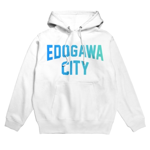 江戸川区 EDOGAWA CITY ロゴブルー Hoodie